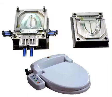 Cold / Hot Runner Plastic Injection Molding For Toilet Seat Cover