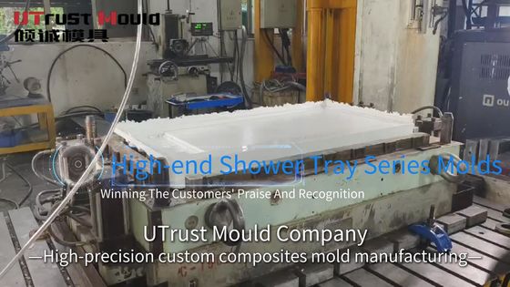 Custom Good Quality for Sanitary Molds Manufacturer | Precision Compression Tooling for Durable & Aesthetic Bathroom & SMC Shower Pan / Tray by UTrust Mould