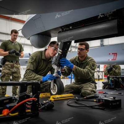 UTrust Mould | Military UAV Landing Gear Carbon Fiber Molds - Impact Resistance & Fatigue Life Optimization
