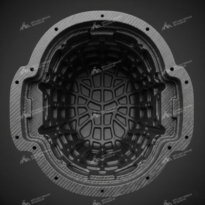 Military Tactical Helmet Carbon Fiber Molds UTrust Mould's Precision Compression Molding For Ballistic-Grade Composites