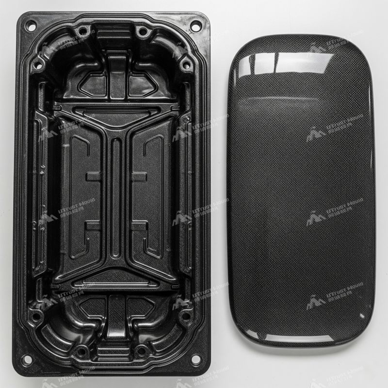 UTrust Mould | New Energy Vehicle Battery Casing Lid Carbon Fiber Molds - Lightweight Sealing & Structural Safety Design