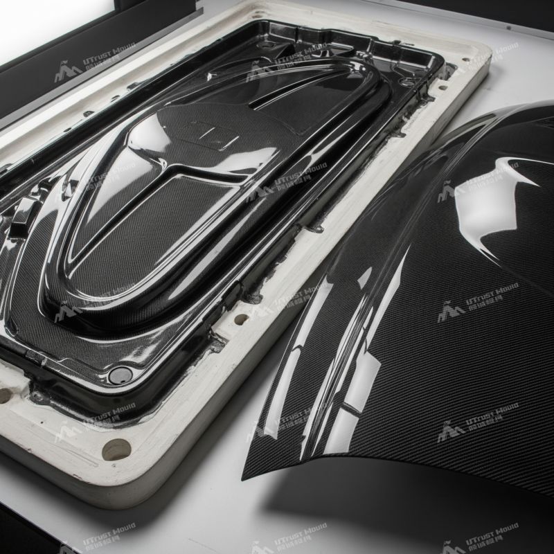 UTrust Mould | High-Performance Automotive Carbon Fiber Hood Molds - High-Gloss A-Surface & Lightweighting Combined