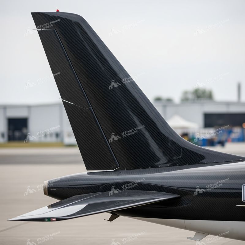 High Torsional Stiffness Aerodynamic Precision Replication UTrust Mould's Carbon Fiber Molds For Aircraft Tail Assembly